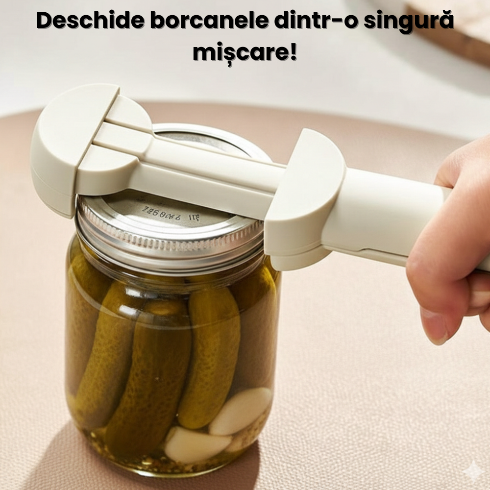 Borcănel™ - Desfăcător de borcane 4 in 1